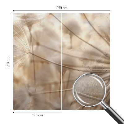 Peel and stick wall mural for kids' room Subtle dandelions