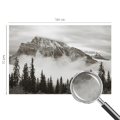 3D photo wallpaper mural with a mountain landscape design