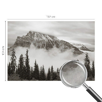 3D photo wallpaper mural with a mountain landscape design