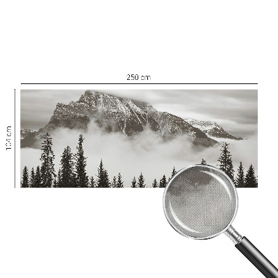 3D photo wallpaper mural with a mountain landscape design