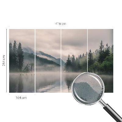 Peel and stick wall mural Atmospheric lake