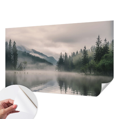 Peel and stick wall mural Atmospheric lake