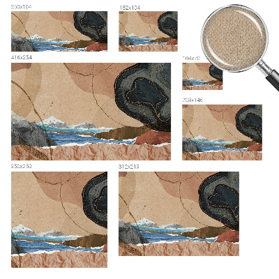 Removable wall mural Abstract landscape