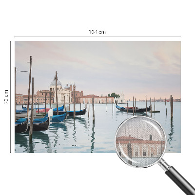 Self-adhesive photo wallpaper with a Venetian scenery motif