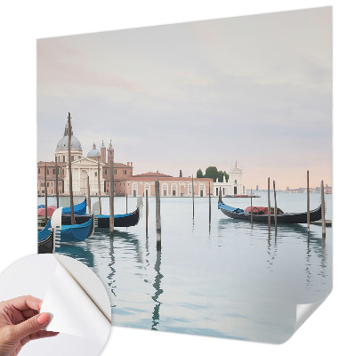 Self-adhesive photo wallpaper with a Venetian scenery motif