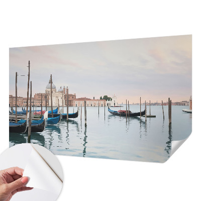 Self-adhesive photo wallpaper with a Venetian scenery motif