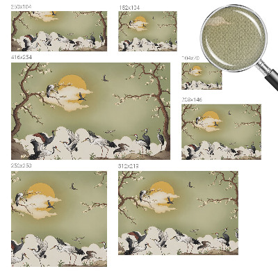 Removable wall mural wallpaper Elegant nature