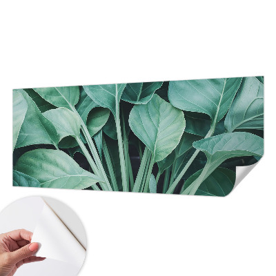 Peel and stick wall mural for living room Green nature