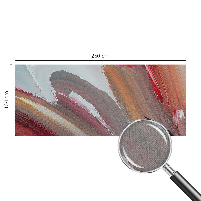 3D wall mural Painterly expression