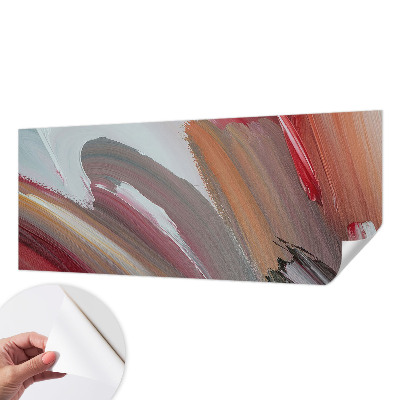 3D wall mural Painterly expression