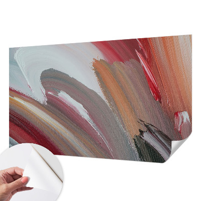 3D wall mural Painterly expression
