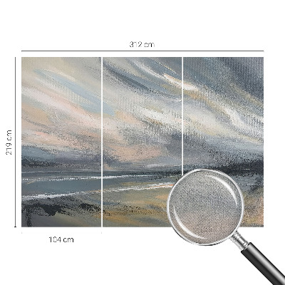 3D photo wallpaper mural with the Morning Calm design