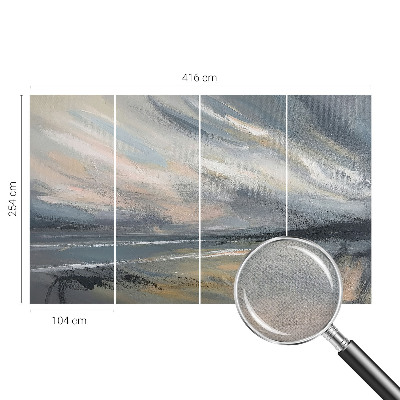 3D photo wallpaper mural with the Morning Calm design