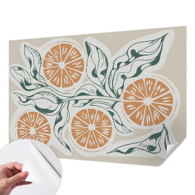 Children's wall mural Fruit patterns