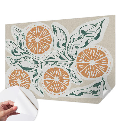 Children's wall mural Fruit patterns