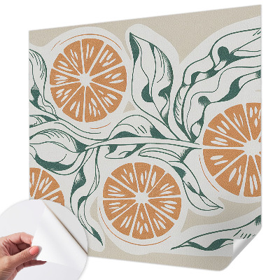 Children's wall mural Fruit patterns