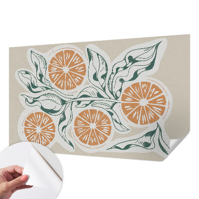 Children's wall mural Fruit patterns