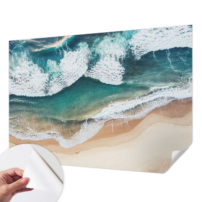 Peel and stick wall mural Sea waves