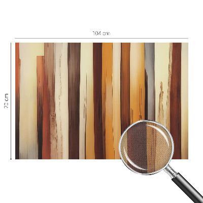 Stick-on wall mural with an abstract textured design