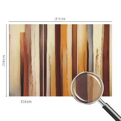 Stick-on wall mural with an abstract textured design