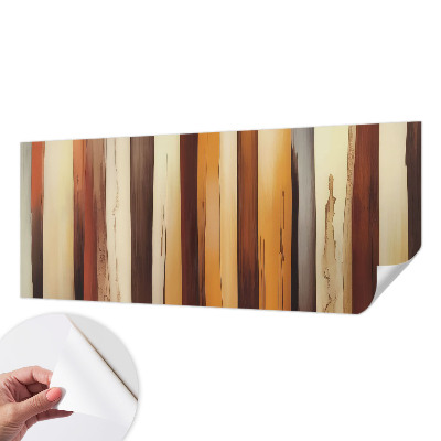 Stick-on wall mural with an abstract textured design