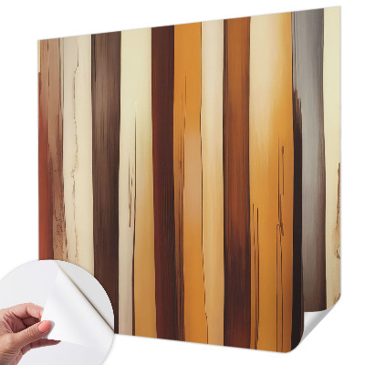 Stick-on wall mural with an abstract textured design