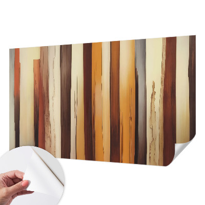 Stick-on wall mural with an abstract textured design