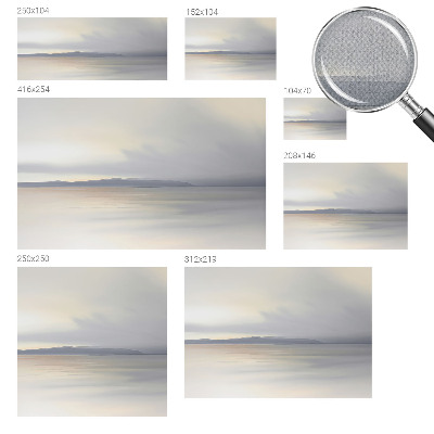 Self-adhesive photo wallpaper with a harmonious landscape design