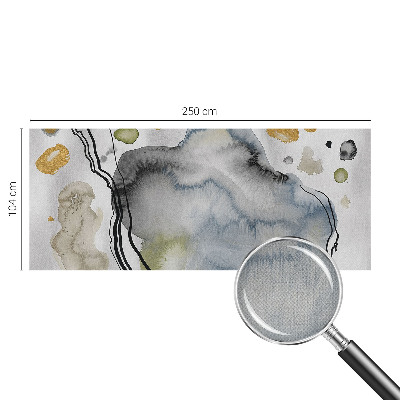 Peel and stick wall mural for living room Abstract watercolor