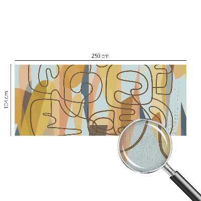 3D photo wallpaper mural Abstract shapes