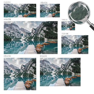 Peel and stick wall mural Mountain panorama