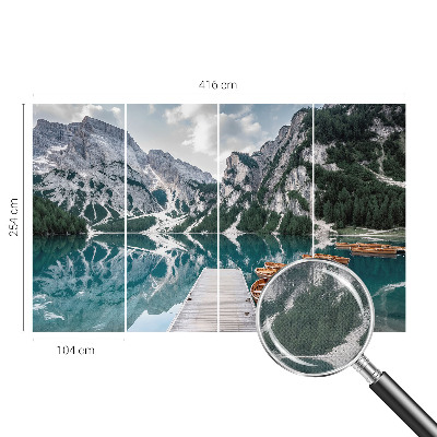 Peel and stick wall mural Mountain panorama