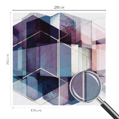 Self-adhesive photo wallpaper Geometric cubes
