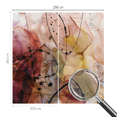 Removable wall mural wallpaper Abstract harmony