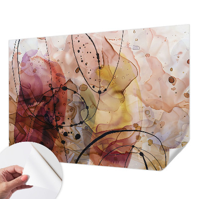 Removable wall mural wallpaper Abstract harmony