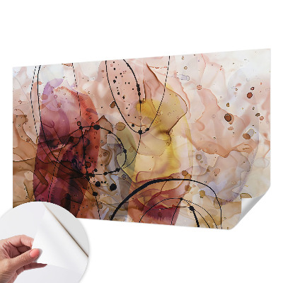 Removable wall mural wallpaper Abstract harmony