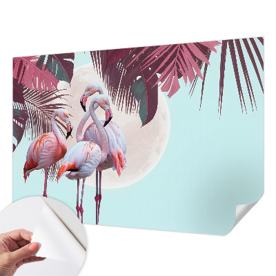 Removable wall mural Exotic birds
