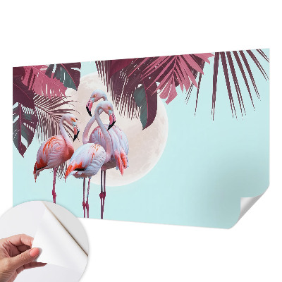 Removable wall mural Exotic birds