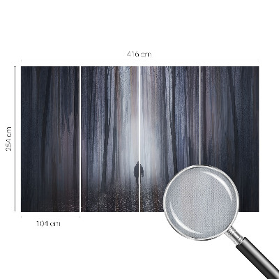 Stick-on wall mural Forest silence