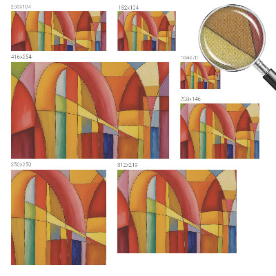 3D wall mural Energy forms