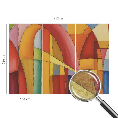 3D wall mural Energy forms