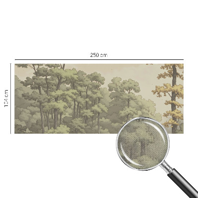 Baby room wall mural Forest idyll