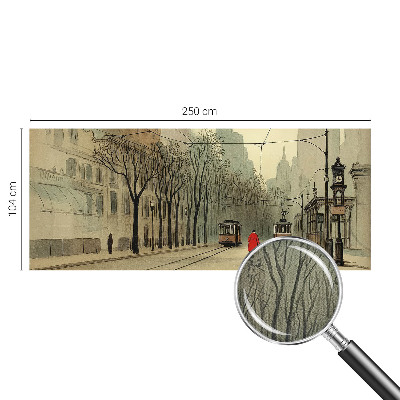 Peel and stick wallpaper mural Urban symmetry