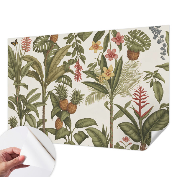Self-adhesive wall mural Exotic nature