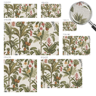 Self-adhesive wall mural Exotic nature