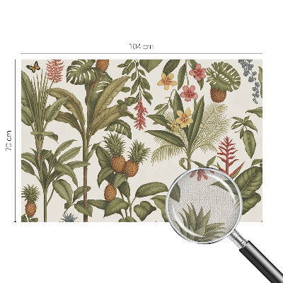 Self-adhesive wall mural Exotic nature