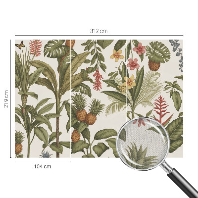 Self-adhesive wall mural Exotic nature