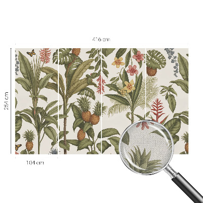 Self-adhesive wall mural Exotic nature