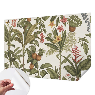 Self-adhesive wall mural Exotic nature