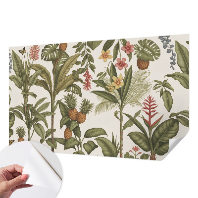 Self-adhesive wall mural Exotic nature